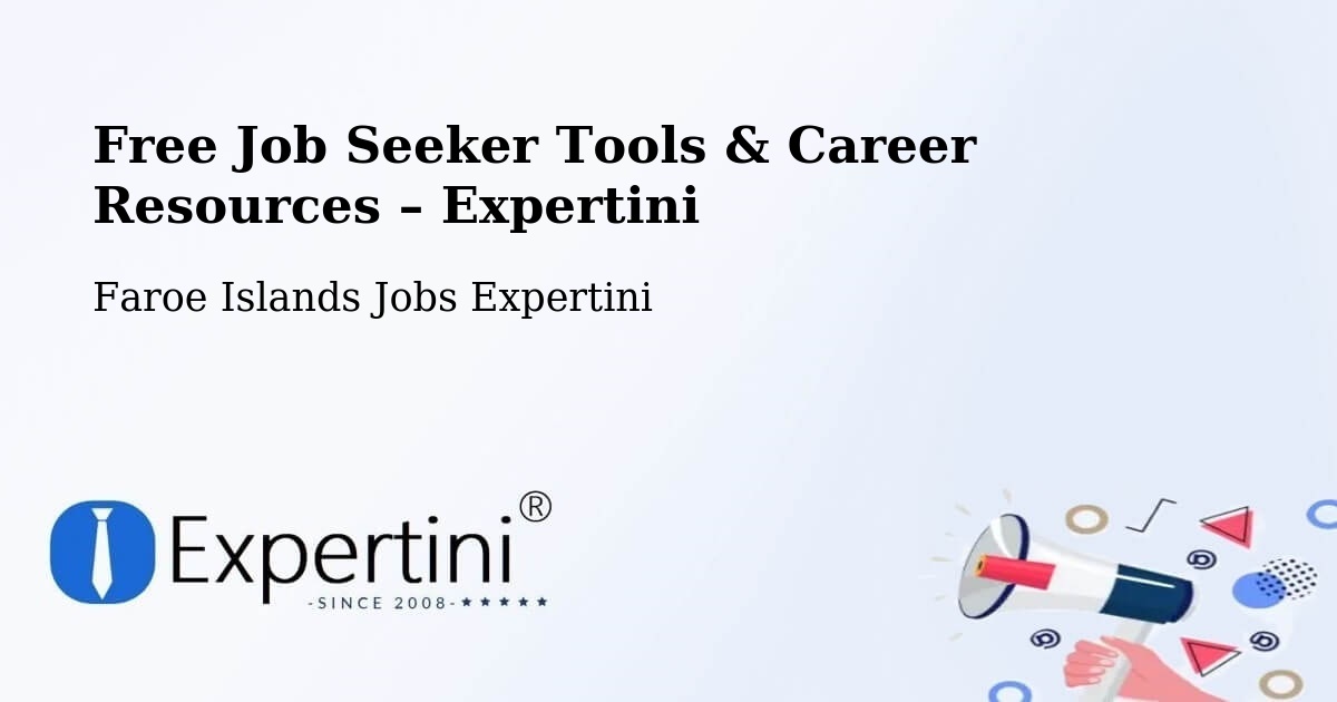 Free Job Seeker Tools & Career Resources – Kráir - Kráir, Faroe Islands Jobs Expertini