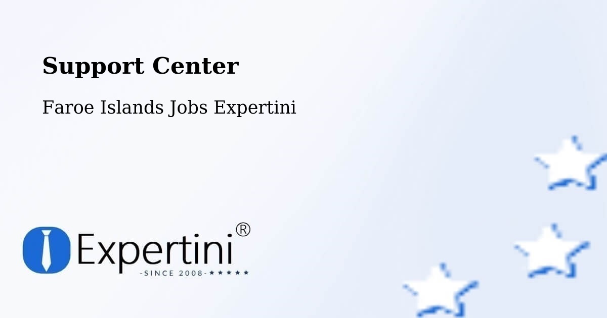 Support Services – Kráir - Faroe Islands Jobs Expertini